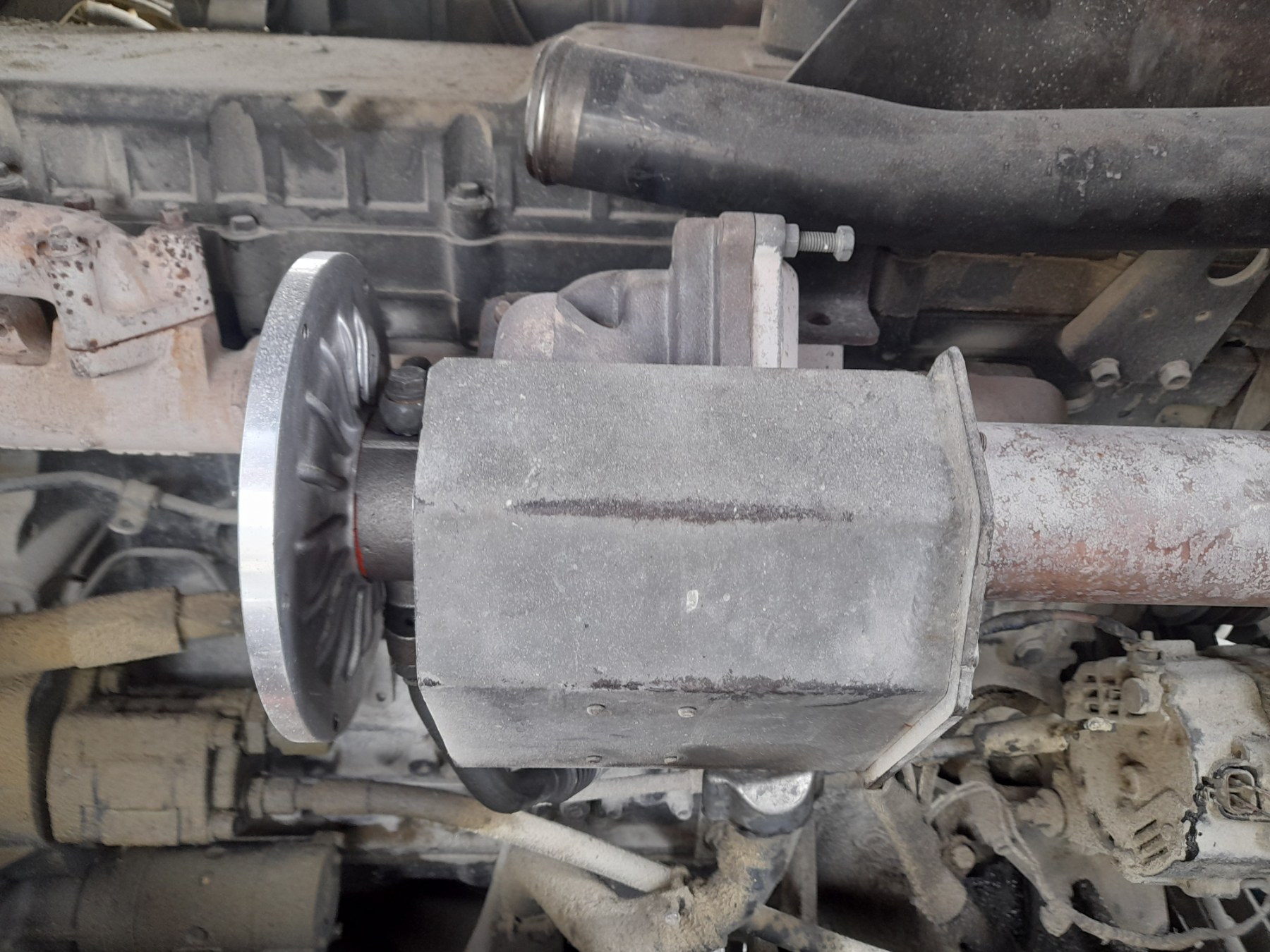 Заміна турбокпресору двигуна Isuzu 6HK1, навантажувача Hitachi ZW250